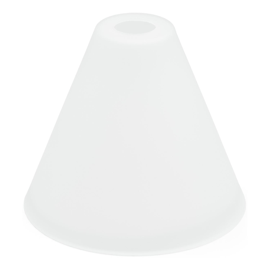 Udskiftningsglas til lysekrone E27 diameter 23 cm hvid