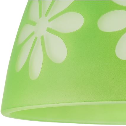 Udskiftningsglas til lysekrone GARDEN E27 diameter 23 cm grøn