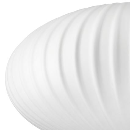 Udskiftningsglas til lysekrone HARMA E27 17x30 cm hvid
