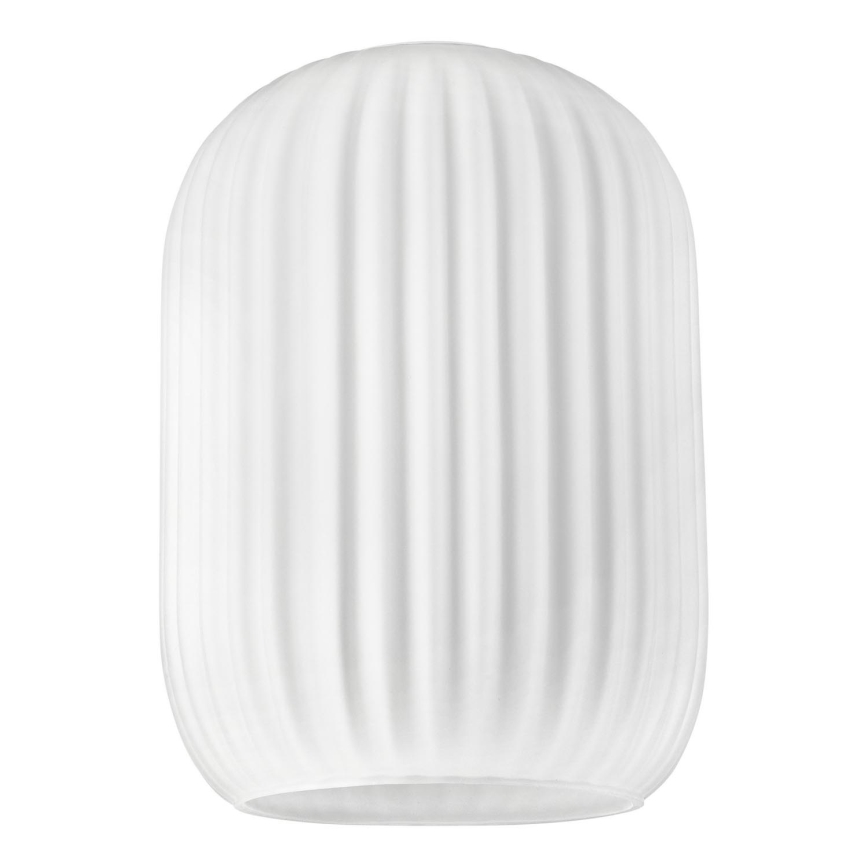 Udskiftningsglas til lysekrone HARMA E27 21x14 cm hvid