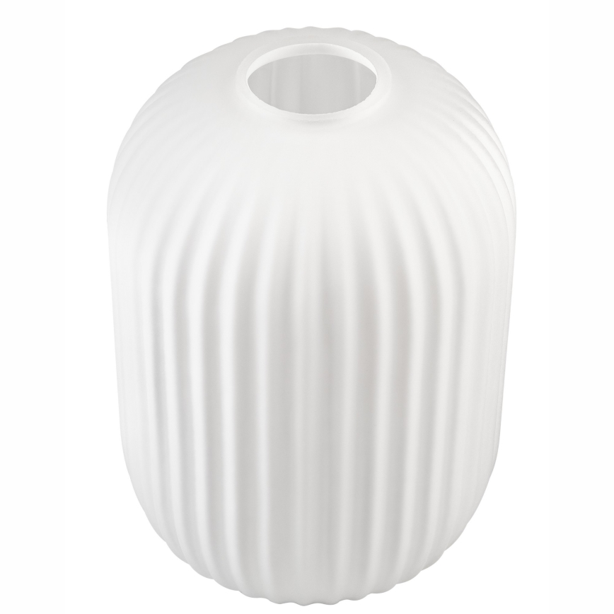 Udskiftningsglas til lysekrone HARMA E27 21x14 cm hvid
