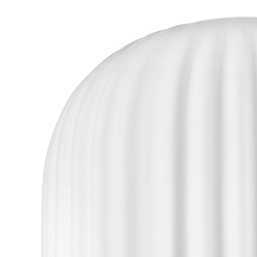 Udskiftningsglas til lysekrone HARMA E27 21x14 cm hvid