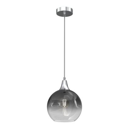 Udskiftningsglas til lysekrone MONTE E27 diameter 20 cm røget