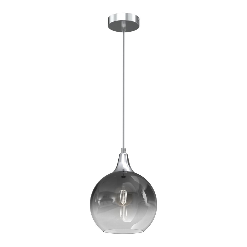 Udskiftningsglas til lysekrone MONTE E27 diameter 20 cm røget
