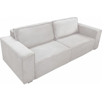 Udtrækbar 3-personers sovesofa med opbevaringsplads RONDA beige