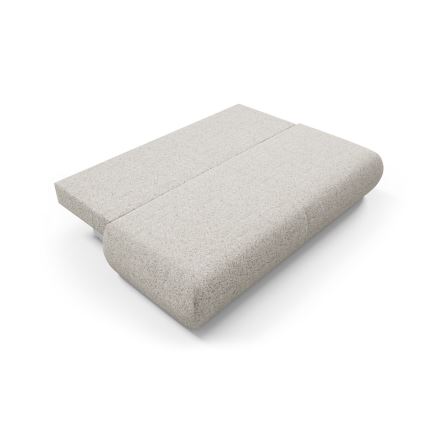 Udtrækbar 3-personers sovesofa med opbevaringsrum PRATO beige