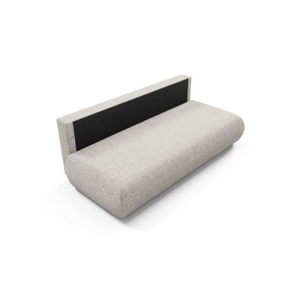 Udtrækbar 3-personers sovesofa med opbevaringsrum PRATO beige