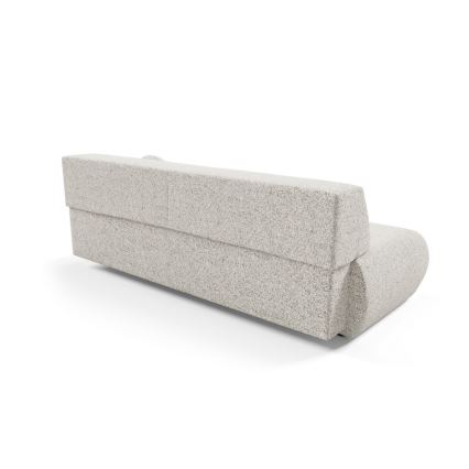 Udtrækbar 3-personers sovesofa med opbevaringsrum PRATO beige