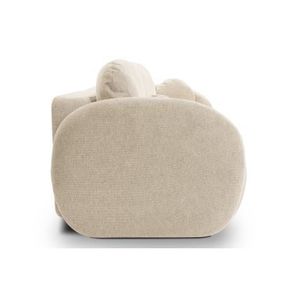 Udtrækbar 3-personers sovesofa OLBIA beige