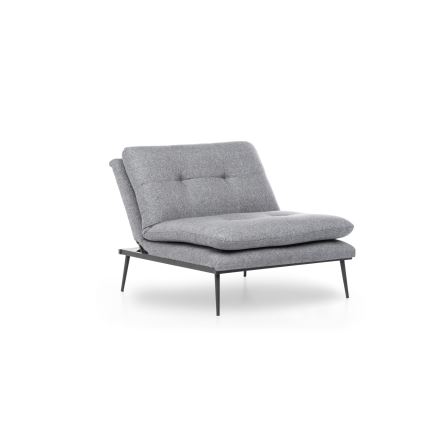 Udtrækbar lænestol SPEAKY grå