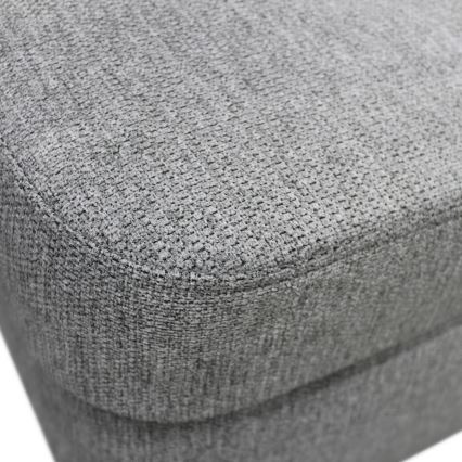 Udtrækbar U-formet hjørnesofa med opbevaring SERPA, venstrevendt, grå