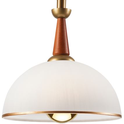 Udtræksloftlampe CHIARA 1xE27/60W/230V mørkebrun/bøg