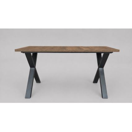 Udtrækkeligt spisebord DOMO 150/190x80 cm Lefkas-eg/sort