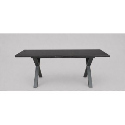 Udtrækkeligt spisebord DOMO 150/190x80 cm sort