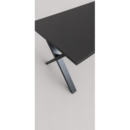 Udtrækkeligt spisebord DOMO 150/190x80 cm sort