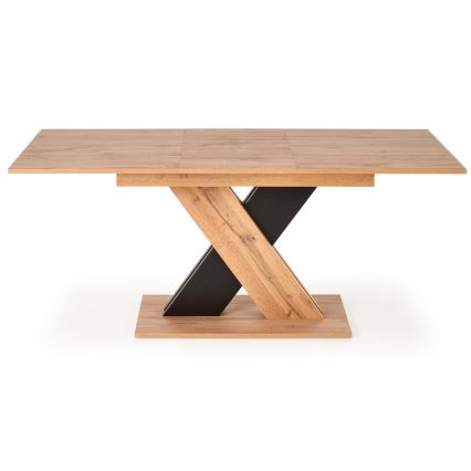 Udtrækkeligt spisebord DROM 130/175x85 cm wotan-eg/sort