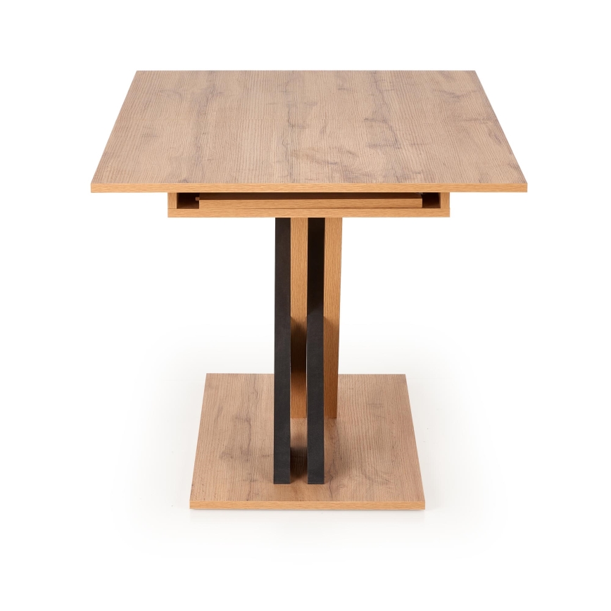 Udtrækkeligt spisebord DROM 130/175x85 cm wotan-eg/sort