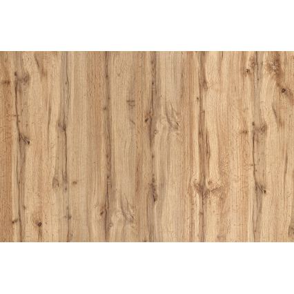 Udtrækkeligt spisebord DROM 160/200x90 cm eg wotan/sort