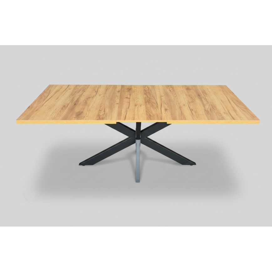 Udtrækkeligt spisebord SAMLE 150/190x80 cm craft-eg/sort