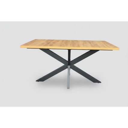 Udtrækkeligt spisebord SAMLE 150/190x80 cm craft-eg/sort