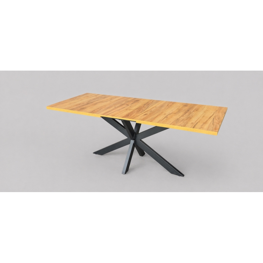 Udtrækkeligt spisebord SAMLE 150/190x80 cm craft-eg/sort
