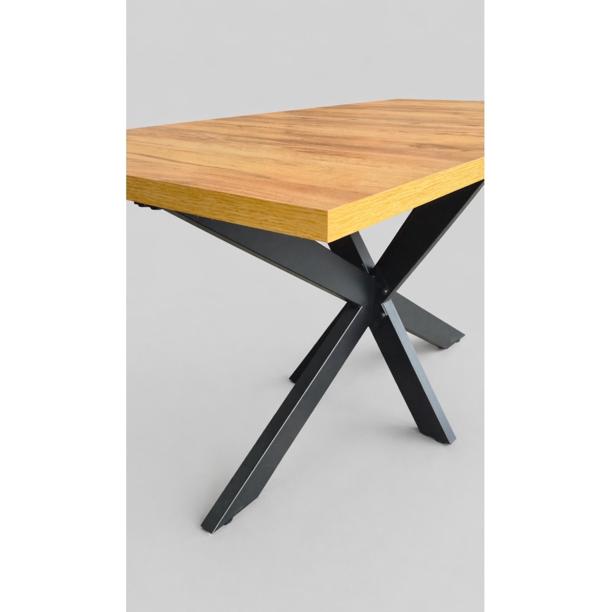 Udtrækkeligt spisebord SAMLE 150/190x80 cm craft-eg/sort
