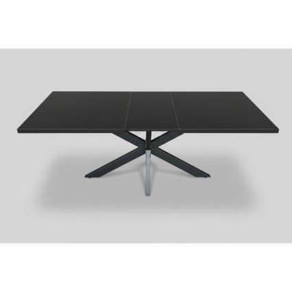 Udtrækkeligt spisebord SAMLE 150/190x80 cm sort