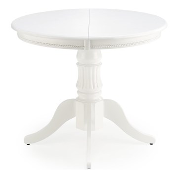 Udtrækkeligt spisebord WILLIAM hvid