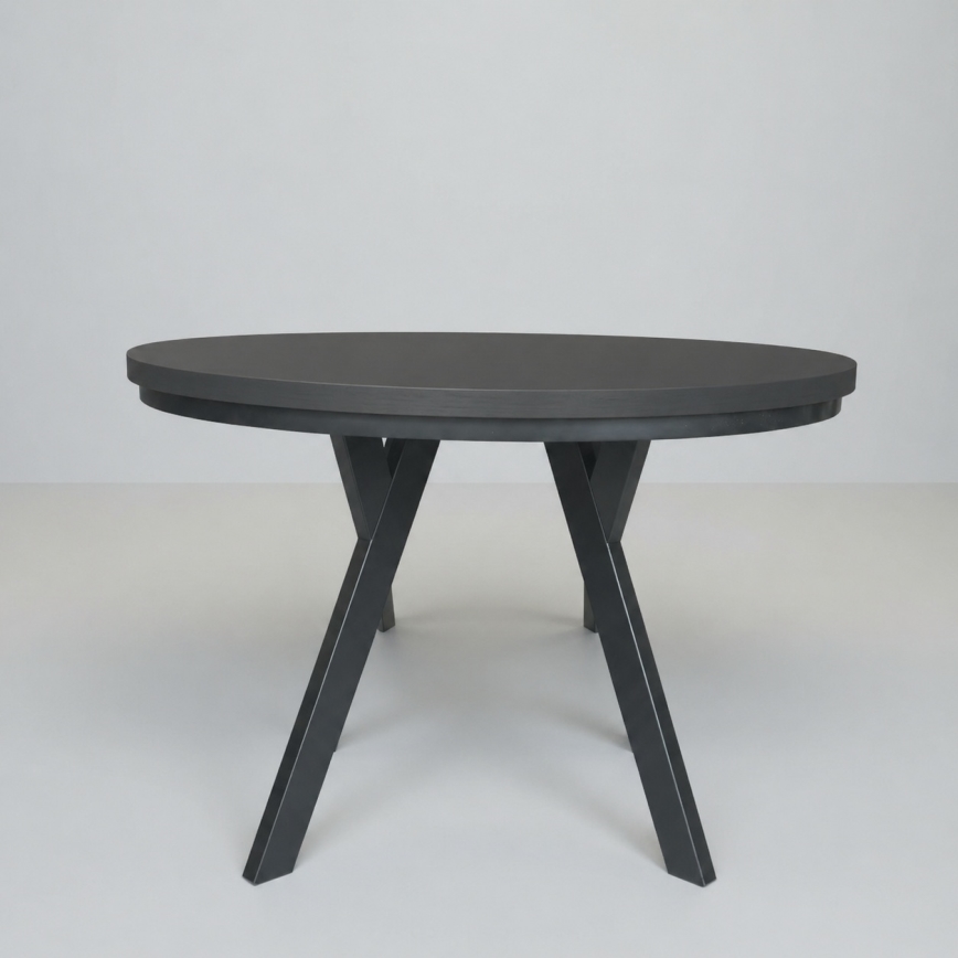 Udtræksbord CENTRO 100/140x77 cm sort