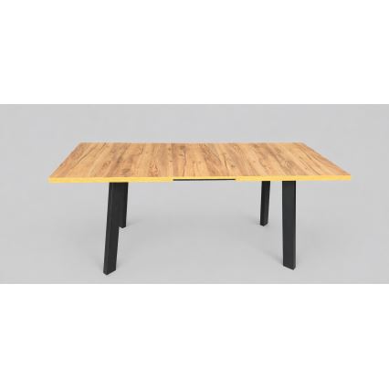 Udtræksbord KERNO 150/190x80 cm eg craft/sort