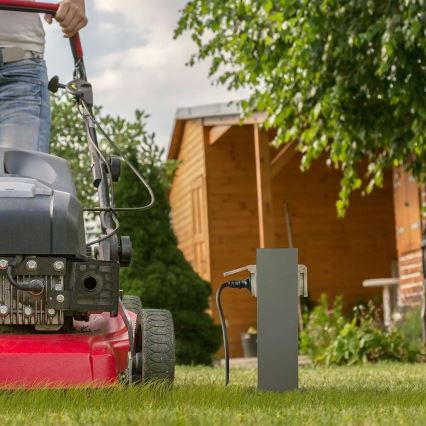 Udvendig stikkontaktsøjle SCHUKO 2Z 230V IP44