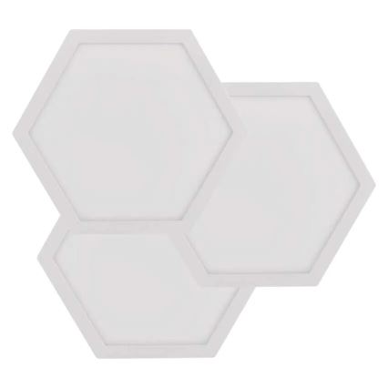 SÆT 3x LED RGBIC+CCT Panel dæmpbart - forlængerdel 3xLED/1,8W/230V Wi-Fi Tuya