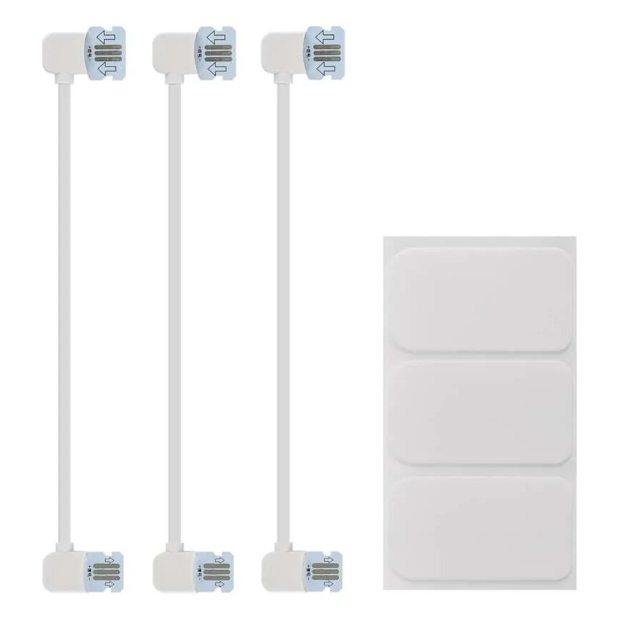 SÆT 3x LED RGBIC+CCT Panel dæmpbart - forlængerdel 3xLED/1,8W/230V Wi-Fi Tuya