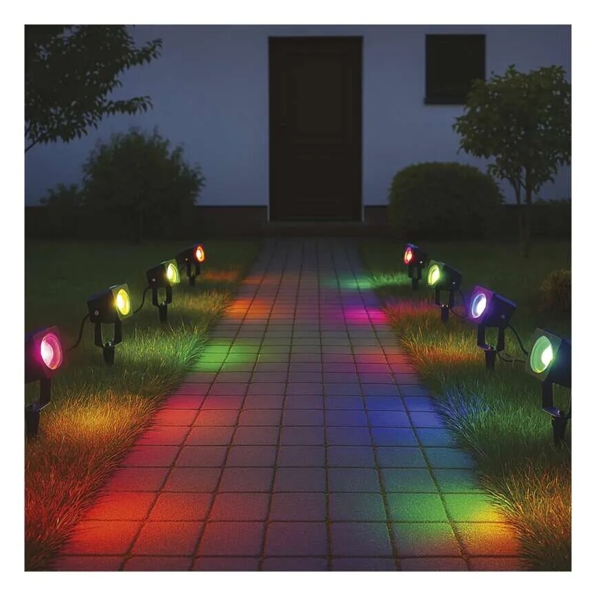 LED RGBIC dæmpbar udendørslampe GoSmart - udvidelse LED/1,5W/12V 3000-6500K IP65 Wi-Fi Tuya