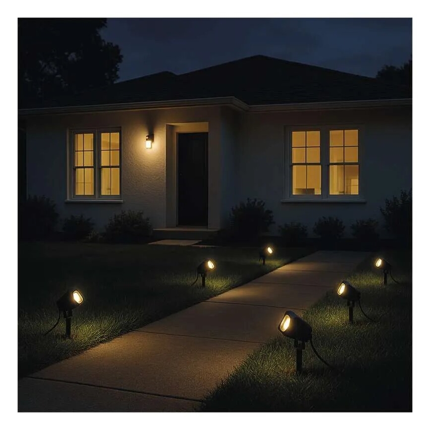 LED RGBIC udendørs lampe dæmpbar GoSmart - forlængerdel LED/1,5W/230V 3000-6500K IP65 Wi-Fi Tuya