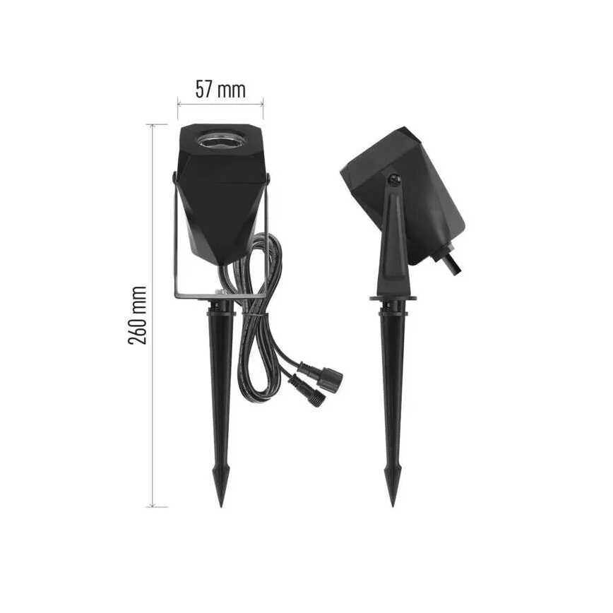 LED RGBIC udendørs lampe dæmpbar GoSmart - forlængerdel LED/1,5W/230V 3000-6500K IP65 Wi-Fi Tuya