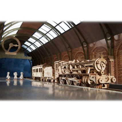 Ugears - 3D-puslespil i træ Harry Potter Hogwarts Express