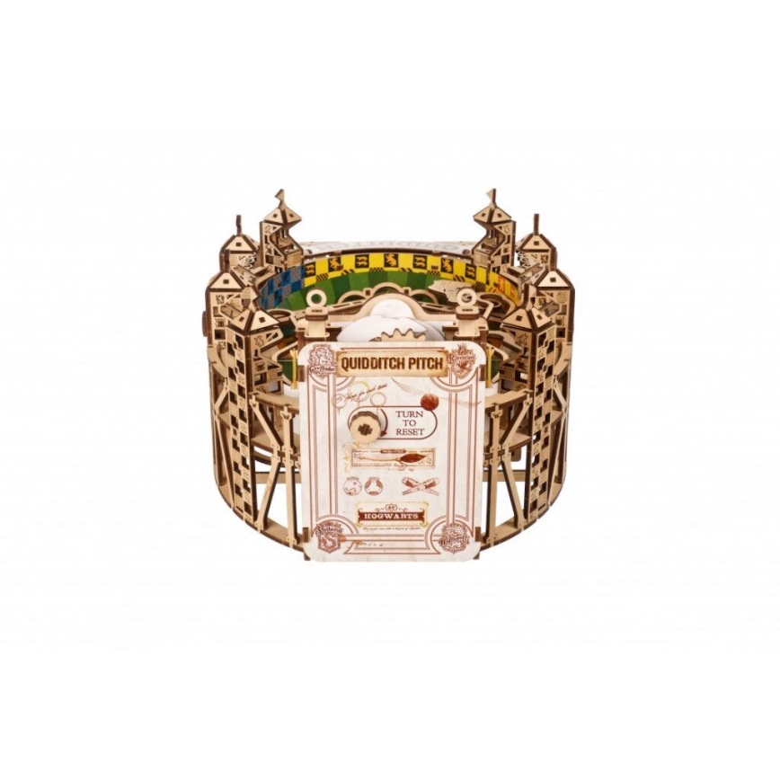 Ugears - 3D-puslespil i træ Harry Potter Quidditch Pinball