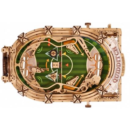 Ugears - 3D-puslespil i træ Harry Potter Quidditch Pinball