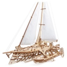 Ugears - 3D-puslespil i træ Sejlbåd