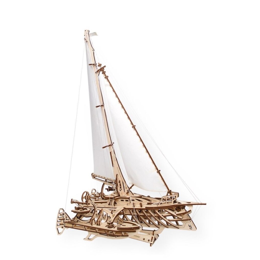 Ugears - 3D-puslespil i træ Sejlbåd