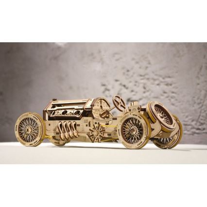 Ugears - 3D-puslespil i træ U9 Bil Grand Prix