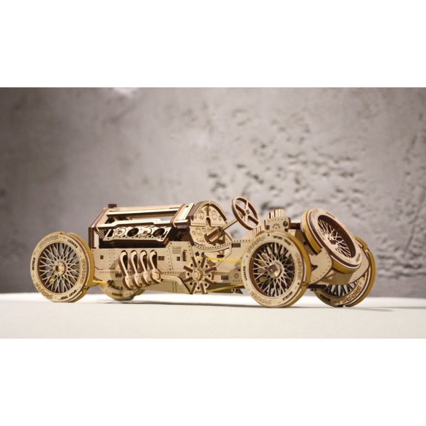 Ugears - 3D-puslespil i træ U9 Bil Grand Prix