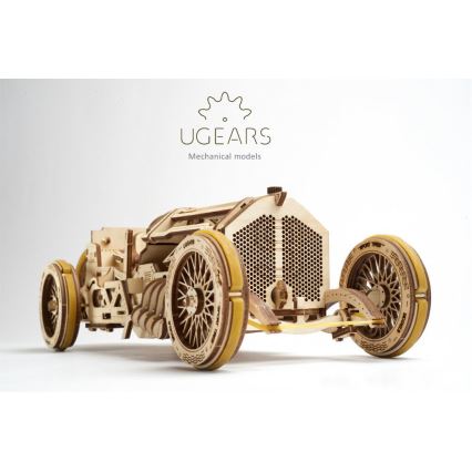 Ugears - 3D-puslespil i træ U9 Bil Grand Prix