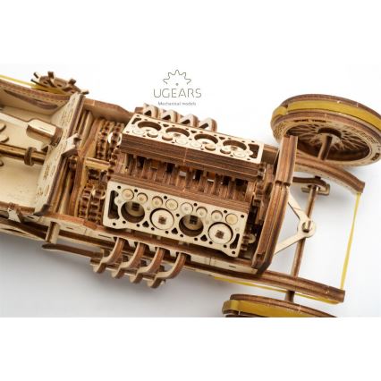 Ugears - 3D-puslespil i træ U9 Bil Grand Prix