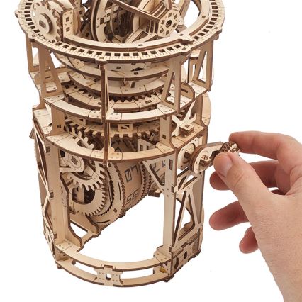 Ugears - 3D 3D-puslespil i træ Urværk med rotation