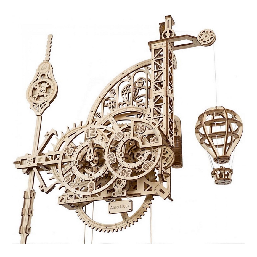 Ugears - 3D-puslespil i træ Vægur Aero