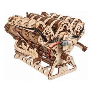Ugears - 3D træmekanisk puslespil V8-motor