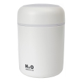Ultrasonisk LED aroma-diffusor og luftfugter m. RGB-farver LED/2W 300 ml hvid