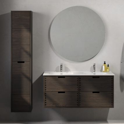 Underskab til håndvask GRIBSKOV 120 cm brun/eg